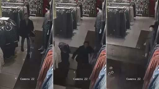 傻眼影片｜商場地板「崩出矩形巨坑」　她逛街突然被大洞吞了