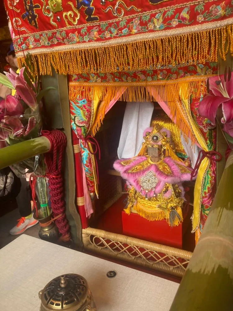 白沙屯媽祖今（18日）晚駐駕大甲鎮瀾宮，將於明（19日）再出發。讀者提供