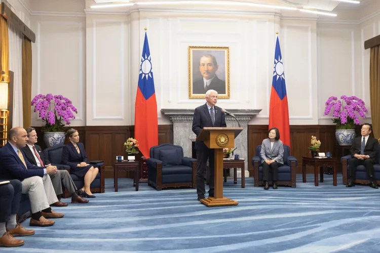 柏格曼希望來訪了解台美共同期望且可行的下一步。府提供