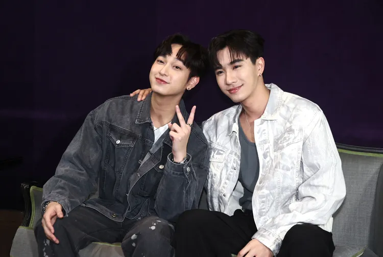 Chimon（左）來過一次台灣，Perth首次來台。彭欣偉攝