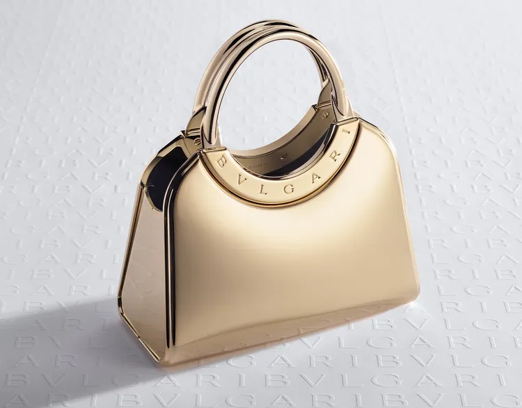 寶格麗Bvlgari Roma Mini Top Handle金屬迷你手提包_單品圖