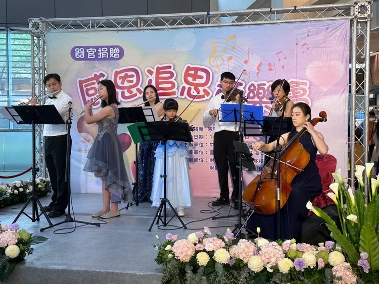 中國醫藥大學附設醫院昨天舉辦器捐追思音樂會，呼籲大家響應器捐。中醫大附醫提供