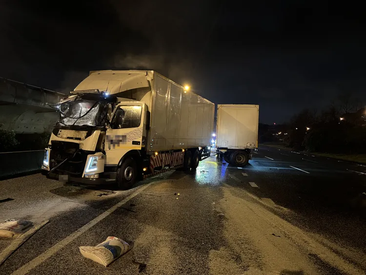 車禍現場。國道警方提供