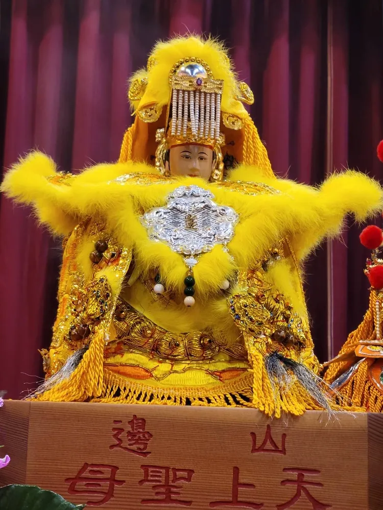 山邊媽祖過去的造型之一。翻攝「山邊媽祖粉絲團」