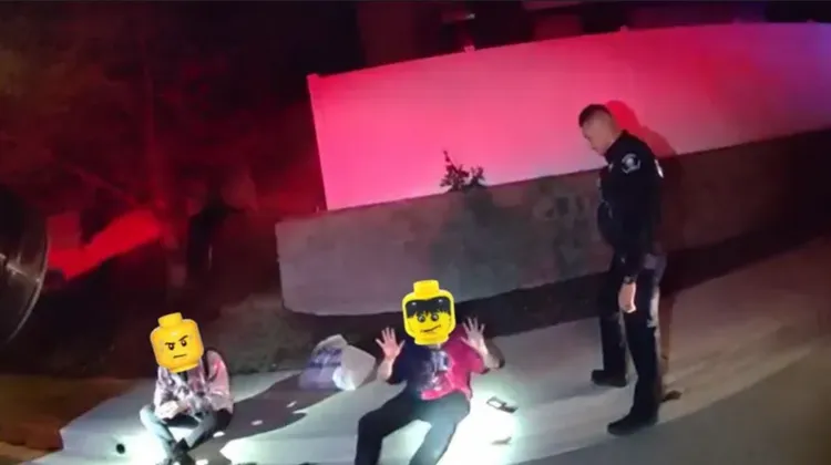 對外發布嫌犯被捕照都是樂高人臉。福斯新聞網