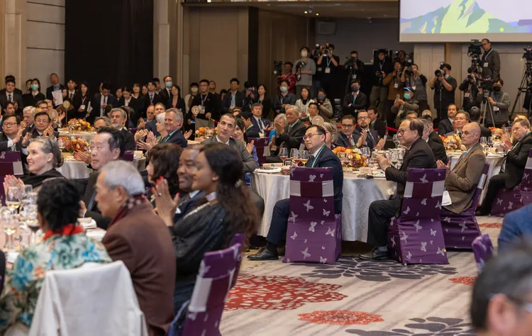 外交部新春聯歡晚會。府提供