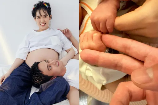 恭喜!孫可芳剖腹迎3400克「小太陽」 劉冠廷確認10根手腳趾超感動