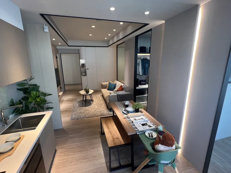 「希望之星」的2與3房單價落差有限，因社區主力為3房，讓整體居住品質提升。葉家銘攝