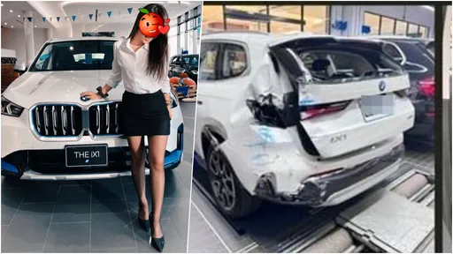 車禍「黑絲妹」身分曝光!網友全驚呆 美女同事讚聲了