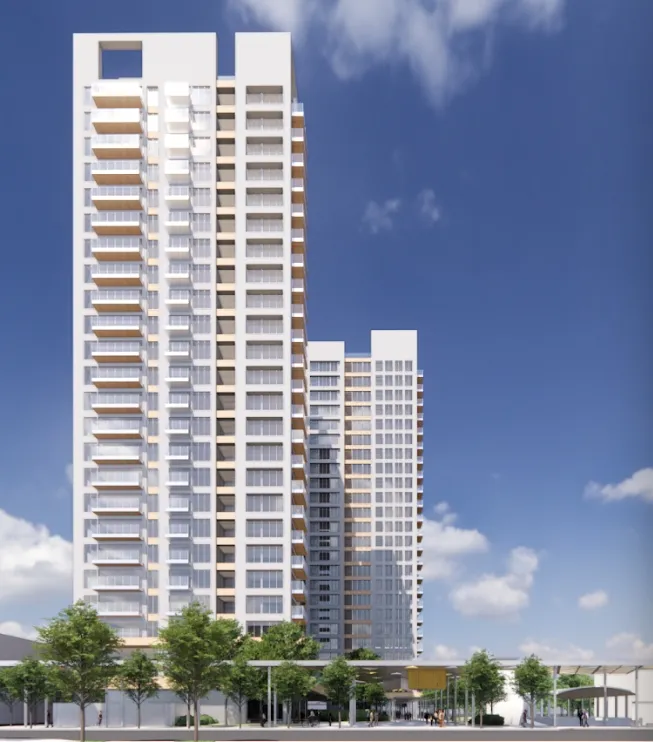 捷運O13站建築外觀。國城建設提供