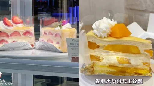 超威千層蛋糕底加！熊本製粉餅皮加紐西蘭鮮奶油　鮮甜滿足超驚艷