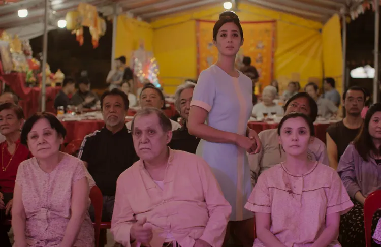 莫允雯拍戲時感受到靈異現象。Hami Video提供