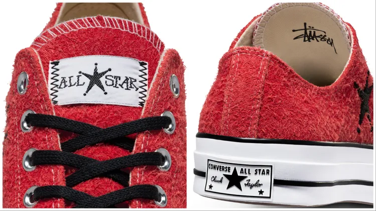 鞋舌標籤與鞋內均藏有聯名標誌。品牌提供