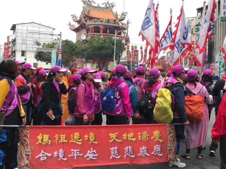 龍德宮信徒遶境。資料照片