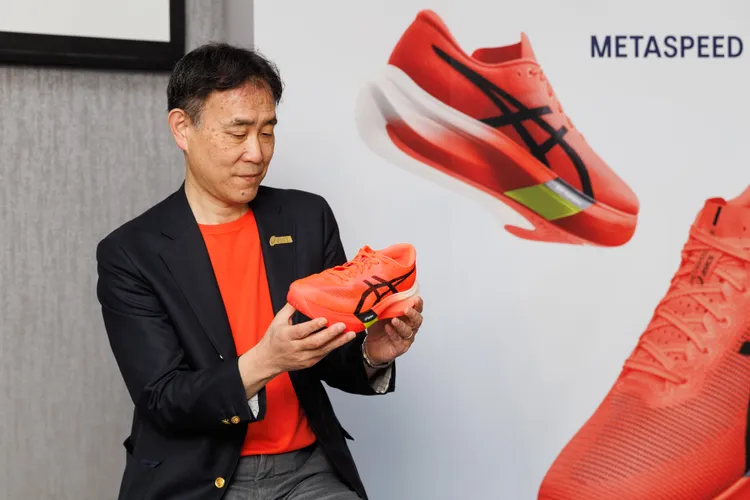 ASICS人體工學研究所（ISS）所長西脇剛史博士分享最新跑鞋科技。品牌提供