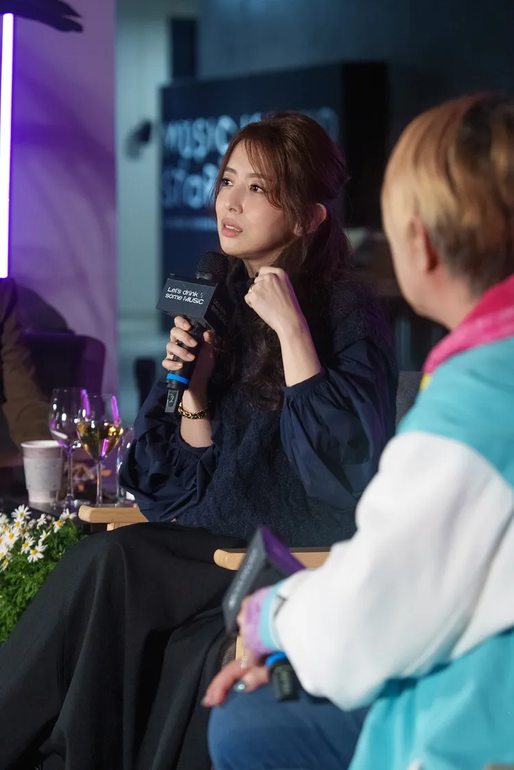 丁文琪分享不為人知的故事。台北流行音樂中心提供