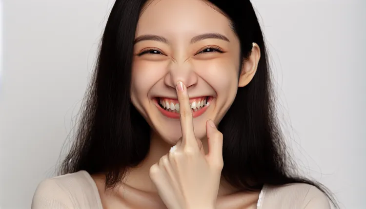 醫師提醒挖鼻孔後要洗手。AI生成示意圖