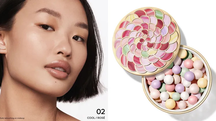 #02冷白皙擁有綠色、藕色、淡粉色、珠光白、金色蜜粉球。品牌提供