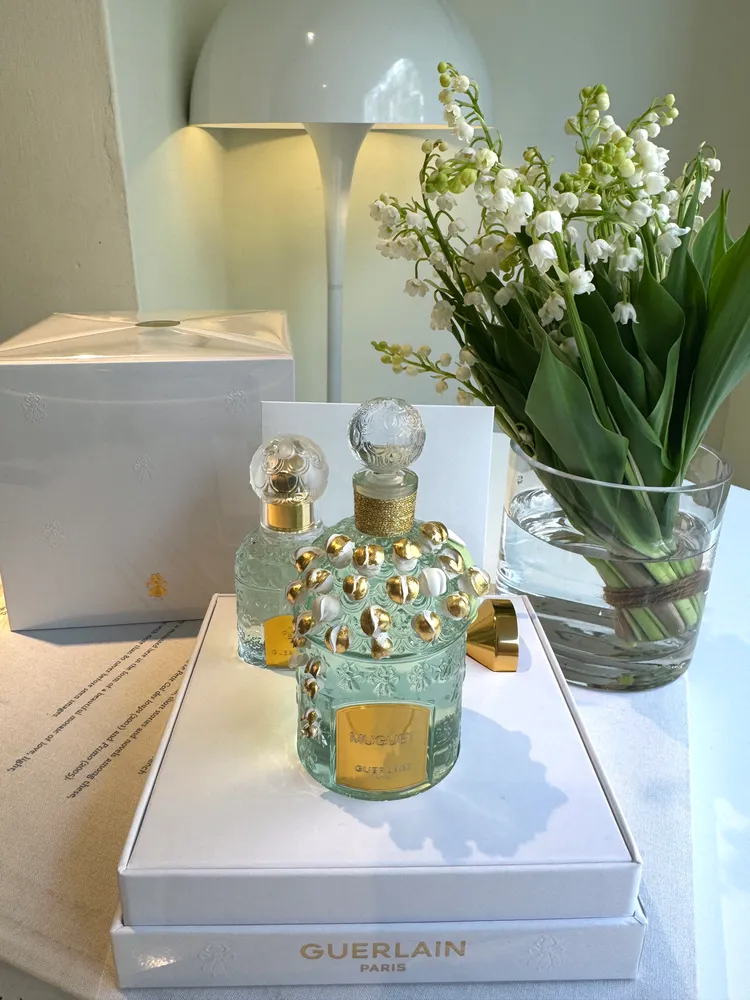 嬌蘭幸福永駐鈴蘭淡香水琉金綻舞蜂印瓶。張家玲攝