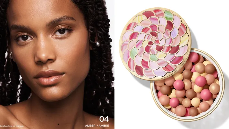 #04焦糖裸擁有咖啡、黃色、桃色、紫紅、金色蜜粉球。品牌提供