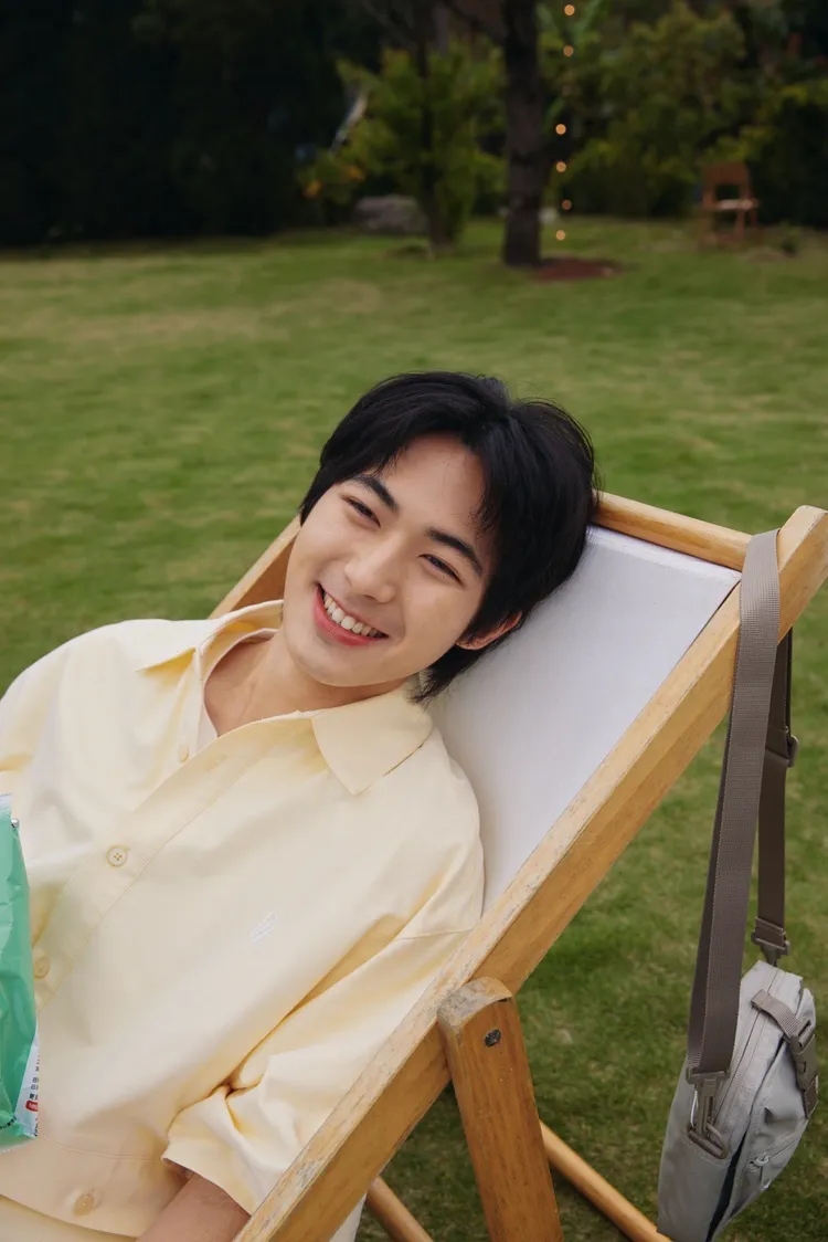 德德拍攝時尚形象片。品牌提供