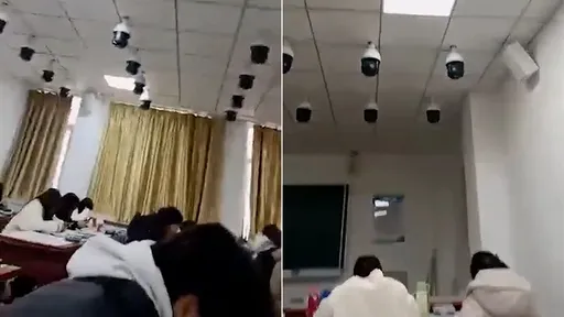 1間教室裝數十台監視器　學校：數位化教學正常設備