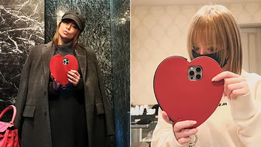 濱崎步自拍「手機殼比臉大」 網友傻眼:那是桌球拍吧