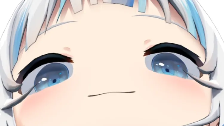 VTuber 「鯊皇」噶嗚．古拉（Gawr Gura）來到台北，粉絲相當驚喜。翻攝自X