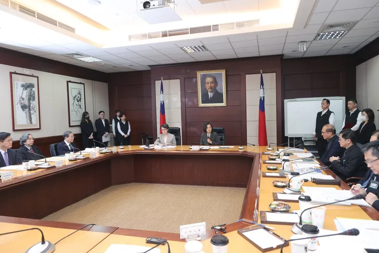 蔡英文出席第14屆考試委員提名審薦小組第1次會議。總統府提供