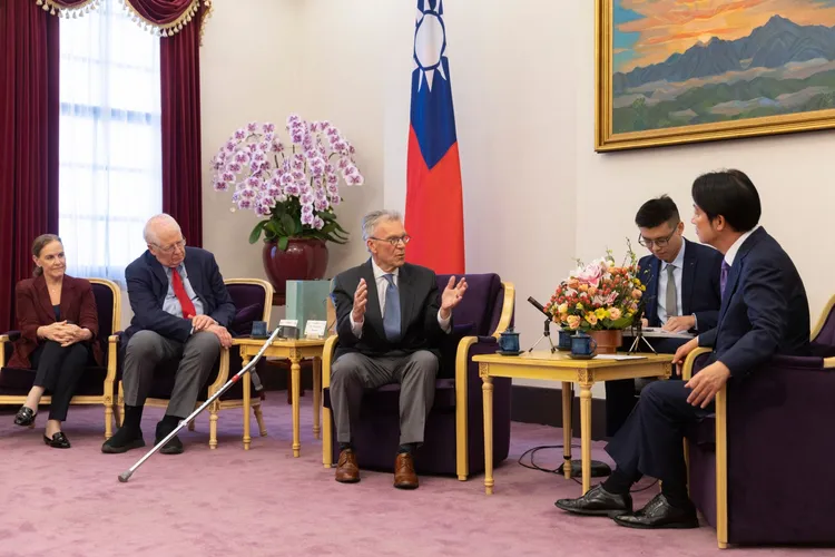 美國進步中心主席達修爾。總統府提供