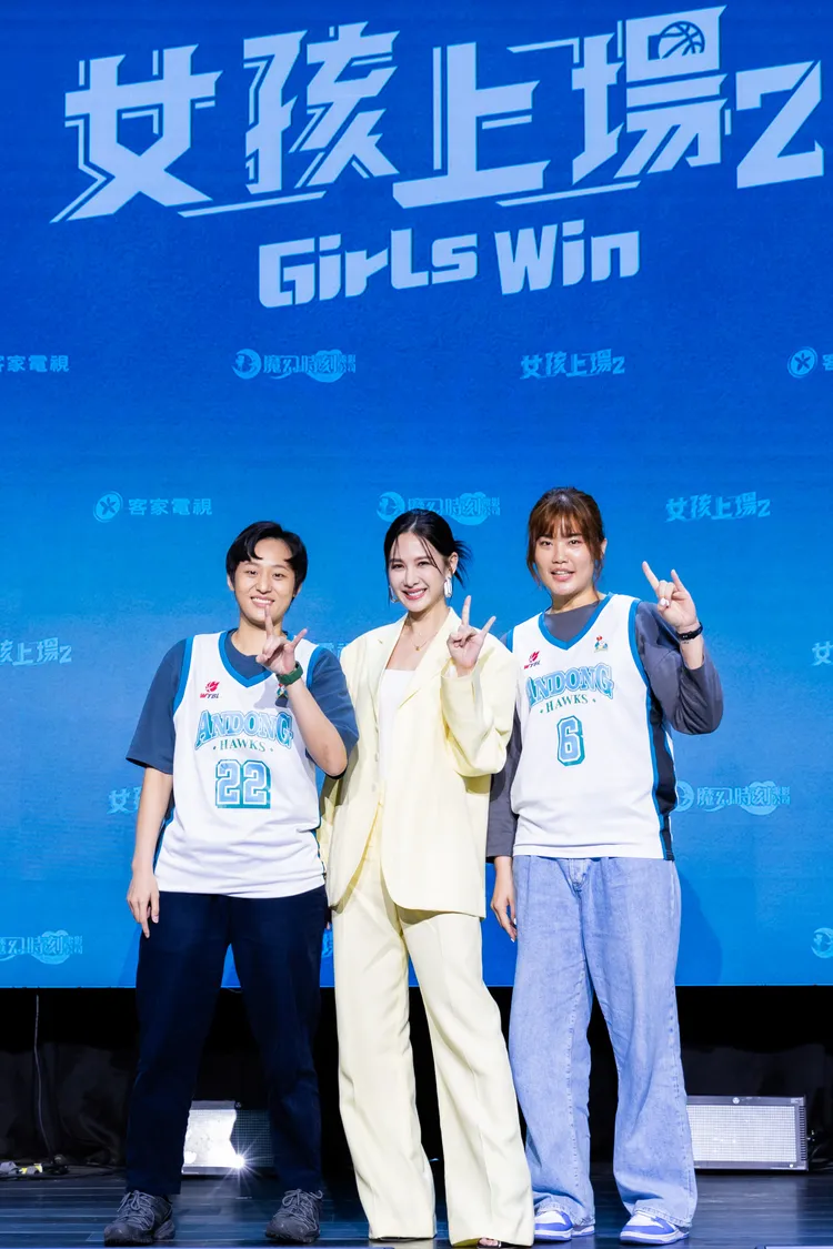 蔡佳芸（左起）、安心亞、楊晴合作愉快。客台提供