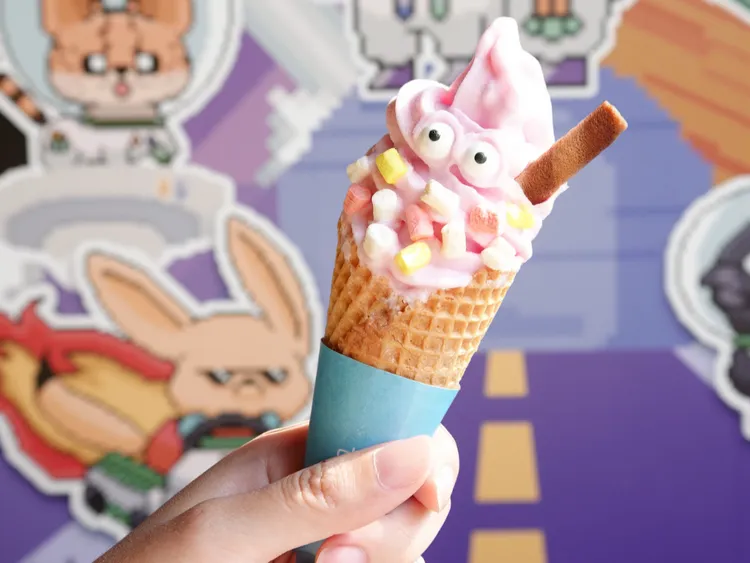 繽紛亮眼的「春日魔法精靈」不只好吃也好拍。園方提供