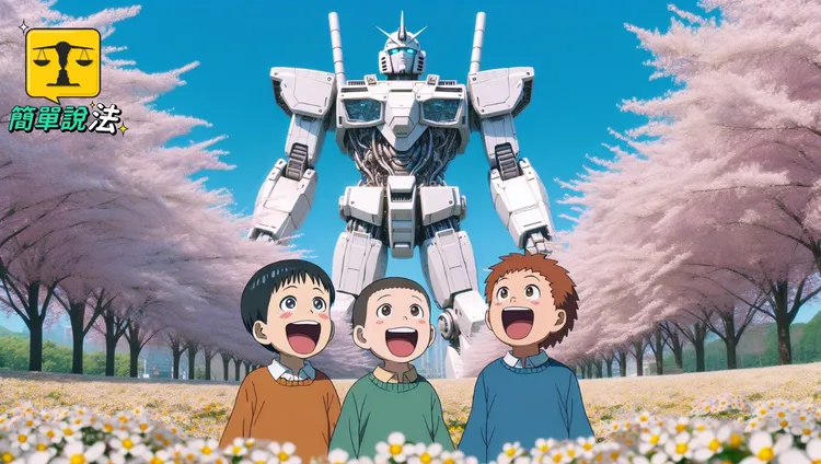 大型機器人是大多數男孩的憧憬　AI生成示意圖