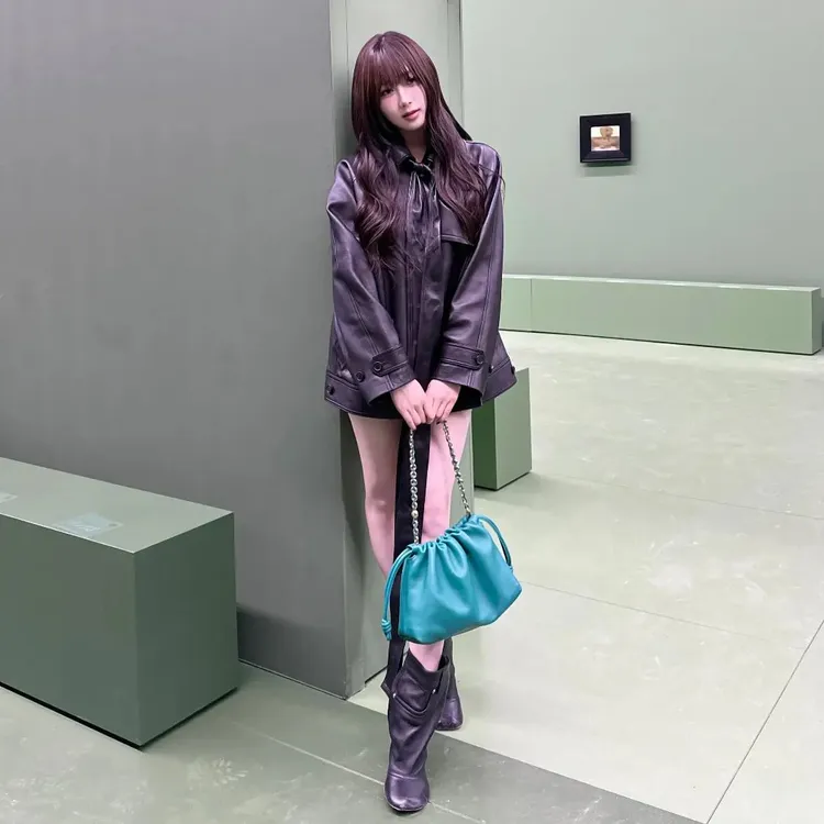 韓團aespa成員Giselle。翻攝platinumselle IG