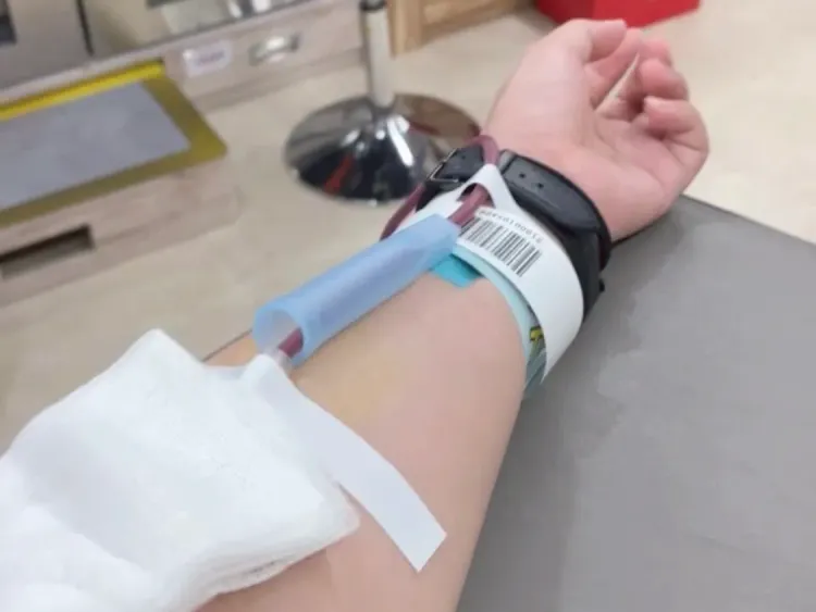 捐血示意圖。資料照片