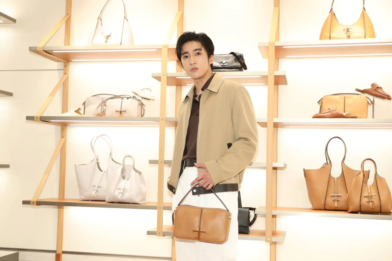 婁峻碩今出席TOD'S春夏新品發表，透露每個月治裝費達6位數。攝影中心攝