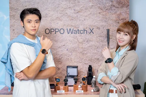 1萬1有找!OPPO雙頻GPS智慧錶 Watch X 登台 100小時續航領先業界