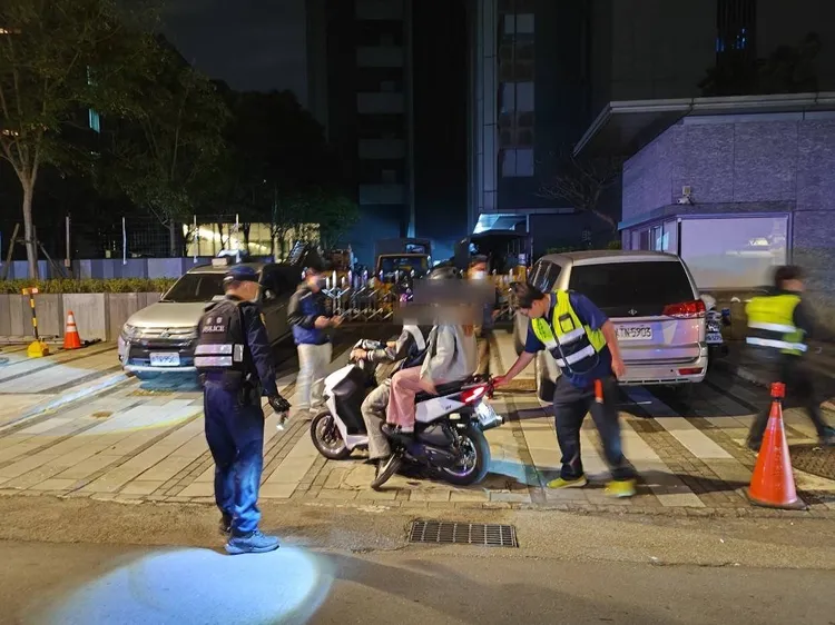 昨晚取締告發7件噪音車。翻攝畫面