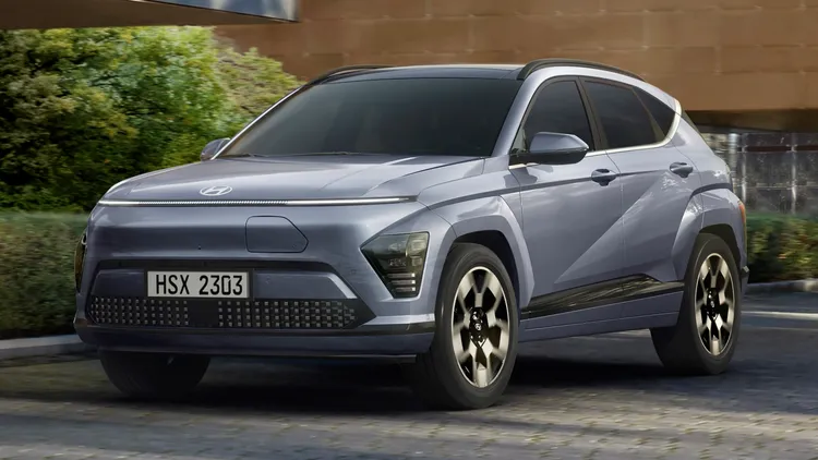 Hyundai Kona EV在更炫的科幻外表下，擁有更進化的400V電池架構，無論續航里程及充電效能均大幅提升。原廠照片