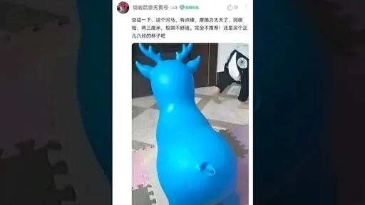 爸爸把孩子「跳跳馬」當飛機杯實測 網友傻眼:不要到處亂捅