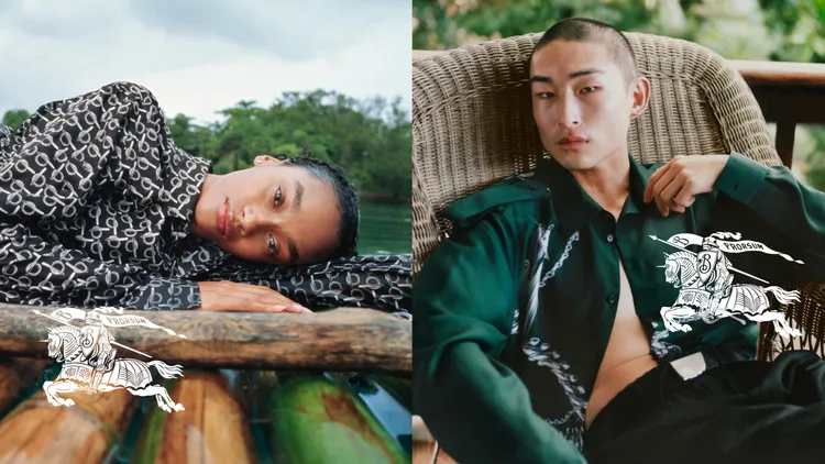 單品以騎士扣環、盾牌與「b」字扣點綴。品牌提供