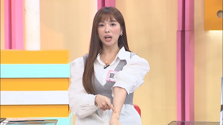 夏乙薇皮膚敏感，只能穿棉質衣服，自爆不穿內衣。東森綜合提供