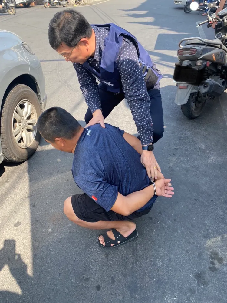 槍手、黨羽落網。讀者提供