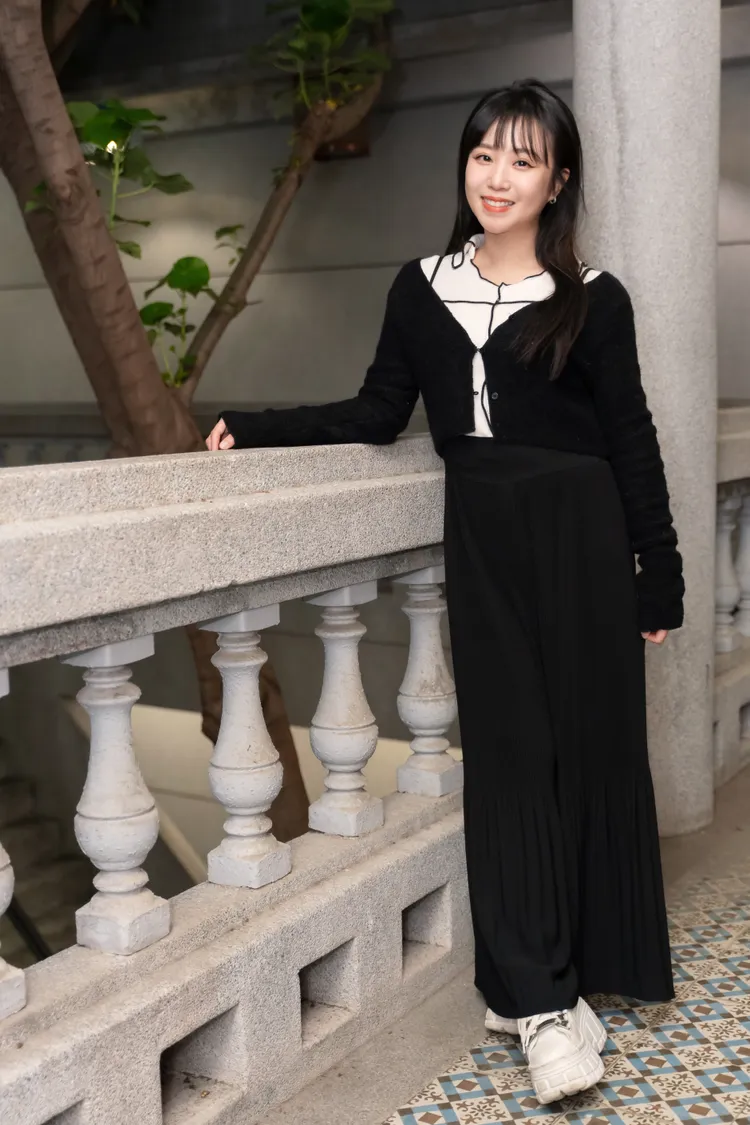 鄭茵聲在《勇氣家族》飾演陳亞蘭的小女兒。青睞影視提供