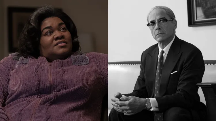 達芬喬伊藍道夫（左）和小勞勃道尼有望抱回第一座小金人。UIP提供