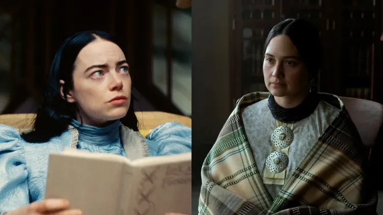 艾瑪史東（左）和莉莉葛萊史東搶影后。劇照