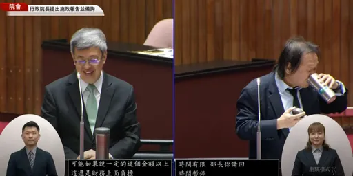 王世堅被韓國瑜暖到！睽違8年重演「喝水事件」：人在江湖早晚要還的