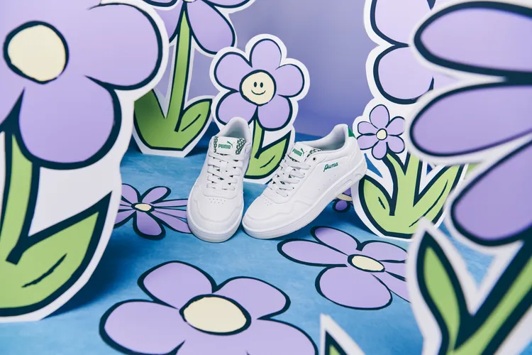 PUMA Court Classy Blossom以復古網球鞋為設計概念。品牌提供
