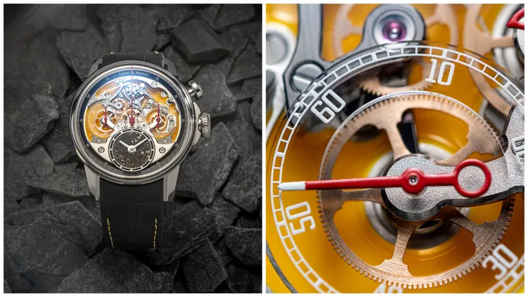 全球限量12只的Louis Moinet LM84，128萬8000元。品牌提供