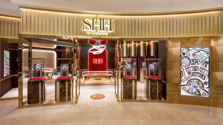 SHH台北101購物中心舉行頂級鐘錶概念店。品牌提供